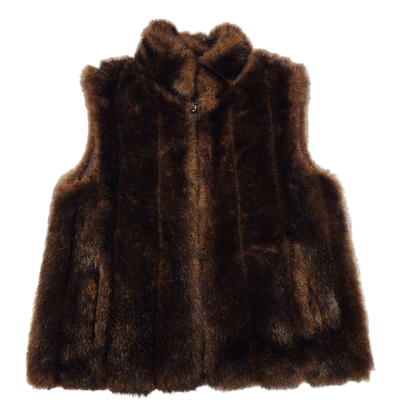 Giacca Reversible Faux Fur Vest - Picture 4 of 11